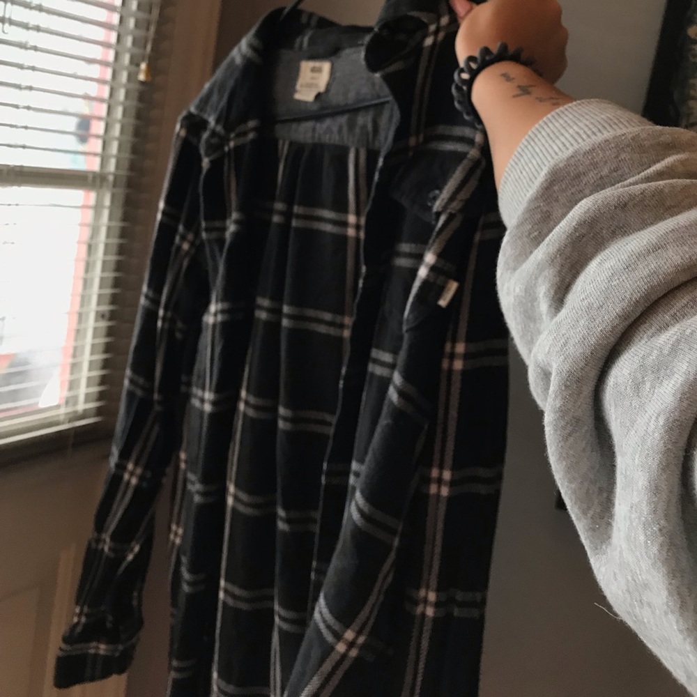 oversized flannel, worn once